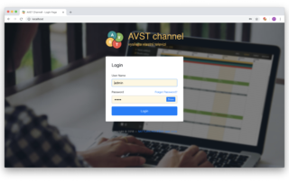 AVST studio – login